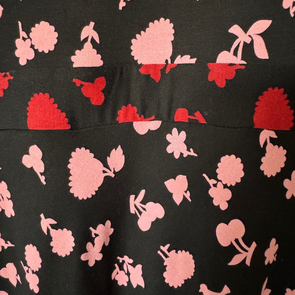 Boden Black and Pink Midi Dress - Picture 5 of 8